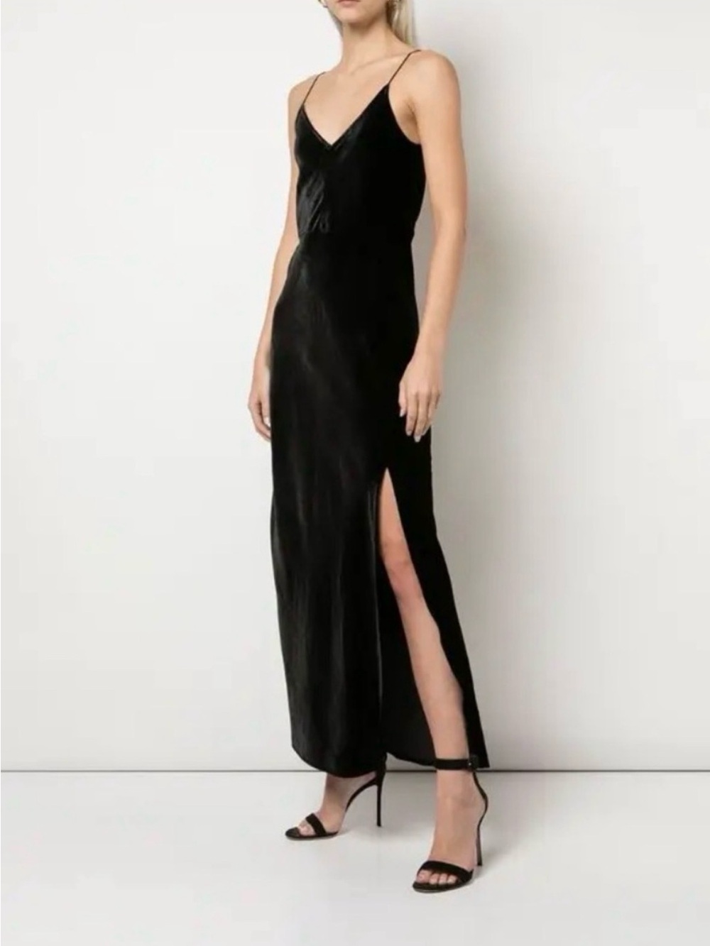 Nili Lotan velvet maxi dress